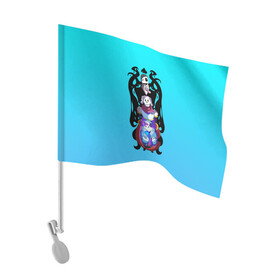 Флаг для автомобиля с принтом UNDERTALE в Ухте, 100% полиэстер | Размер: 30*21 см | sans | undertale | андертале | андертейл | игра | подземная история | подземная сказка | санс | ундертале