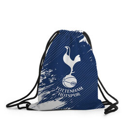 Рюкзак-мешок 3D с принтом TOTTENHAM HOTSPUR / Тоттенхэм в Ухте, 100% полиэстер | плотность ткани — 200 г/м2, размер — 35 х 45 см; лямки — толстые шнурки, застежка на шнуровке, без карманов и подкладки | club | footbal | hotspur | logo | tottenham | знак | клуб | логотип | логотипы | символ | символы | тоттенхэм | форма | футбол | футбольная | футбольный | хотспур
