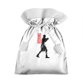 Подарочный 3D мешок с принтом Бокс в Ухте, 100% полиэстер | Размер: 29*39 см | boxing | боец | бои | бокс | боксер | единоборства | спорт | стойка | тренировка