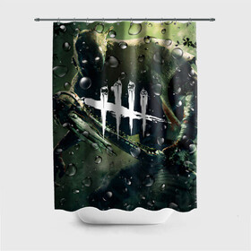 Штора 3D для ванной с принтом Dead by Daylight. в Ухте, 100% полиэстер | плотность материала — 100 г/м2. Стандартный размер — 146 см х 180 см. По верхнему краю — пластиковые люверсы для креплений. В комплекте 10 пластиковых колец | dbd | dead by daylight | esport | games | survival horror | дбд | дед бай дейлайт | игроки | игролюбители | игроманы | игры | киберспорт | мертвы к рассвету