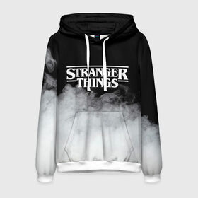Мужская толстовка 3D с принтом Stranger Things в Ухте, 100% полиэстер | двухслойный капюшон со шнурком для регулировки, мягкие манжеты на рукавах и по низу толстовки, спереди карман-кенгуру с мягким внутренним слоем. | 
