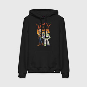 Женская толстовка с принтом Toy Story в Ухте, френч-терри, мягкий теплый начес внутри (100% хлопок) | карман-кенгуру, эластичные манжеты и нижняя кромка, капюшон с подкладом и шнурком | buzz lightyear | disney | pixar | toy story | vdkimel | woody | базз лайтер | вуди | дисней | история игрушек | пиксар