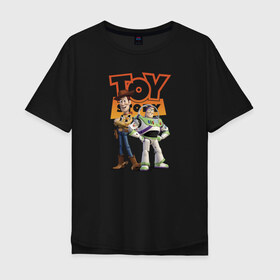 Мужская футболка хлопок Oversize Toy Story: в Ухте, 100% хлопок | свободный крой, круглый ворот, “спинка” длиннее передней части | buzz lightyear | disney | pixar | toy story | vdkimel | woody | базз лайтер | вуди | дисней | история игрушек | пиксар