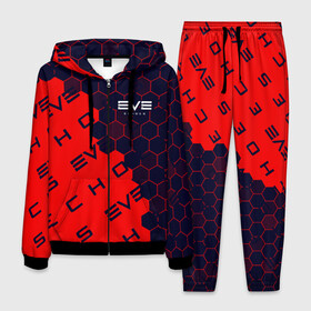 Мужской костюм 3D EVE ECHOES ИВ ЭХО: в Ухте, 100% полиэстер | Манжеты и пояс оформлены тканевой резинкой, двухслойный капюшон со шнурком для регулировки, карманы спереди |