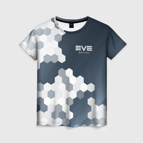 Женская футболка 3D EVE ONLINE / ИВ ОНЛАЙН: в Ухте, 100% полиэфир ( синтетическое хлопкоподобное полотно) | прямой крой, круглый вырез горловины, длина до линии бедер | echo | echoes | eve | game | games | logo | online | space | ев онлайн | ев эхо | еве | ив онлайн | ив эхо | игра | игры | космос | лого | логотип | логотипы | онлайн | символ | символы | эхо | эхос
