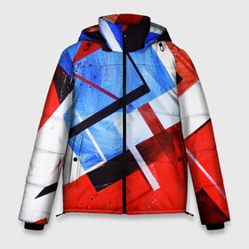 Мужская зимняя куртка 3D Работа кистью: в Ухте, верх — 100% полиэстер; подкладка — 100% полиэстер; утеплитель — 100% полиэстер | длина ниже бедра, свободный силуэт Оверсайз. Есть воротник-стойка, отстегивающийся капюшон и ветрозащитная планка. 
Боковые карманы с листочкой на кнопках и внутренний карман на молнии. |