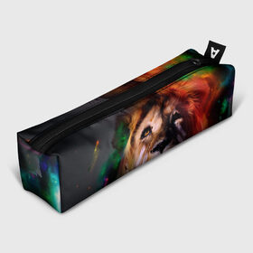 Пенал 3D Царь зверей: в Ухте, 100% полиэстер | плотная ткань, застежка на молнии |