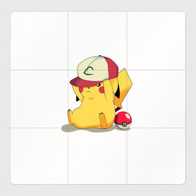 Магнитный плакат 3Х3 с принтом Pikachu Pika Pika в Ухте, Полимерный материал с магнитным слоем | 9 деталей размером 9*9 см | pika | pikachu | аниме | детская | детям | игры | молния | мышка | мышь | пика | пикачу | покемон | покемоны