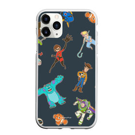 Чехол для iPhone 11 Pro матовый с принтом Персонажи Pixar в Ухте, Силикон |  | incredibles | monsters inc. | pixar | toy story | up | woody cowboy | в поисках немо | вверх | история игрушек | ковбой вуди | корпорация монстров | лампа | майк вазовски | пиксар | салли | суперсемейка