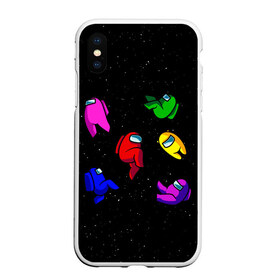 Чехол для iPhone XS Max матовый с принтом Among Us в Ухте, Силикон | Область печати: задняя сторона чехла, без боковых панелей | among | among us | crewmate | game | impistor | space | us | vote | выживший | игра | космос | невиновный | предатель | самозванец