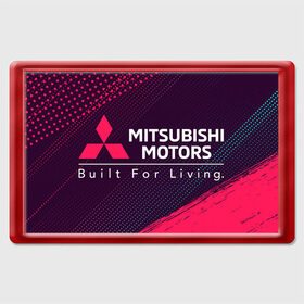 Магнит 45*70 с принтом MITSUBISHI / МИТСУБИСИ в Ухте, Пластик | Размер: 78*52 мм; Размер печати: 70*45 | 