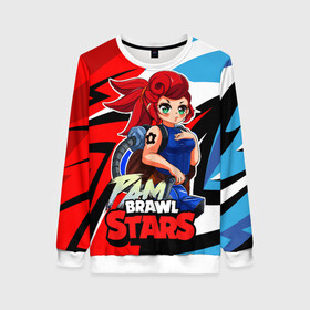 Женский свитшот 3D с принтом PAM Brawl Stars в Ухте, 100% полиэстер с мягким внутренним слоем | круглый вырез горловины, мягкая резинка на манжетах и поясе, свободная посадка по фигуре | anime | brawl | brawl stars | brawlstars | brawl_stars | pam | panny | аниме | бравл | бравлстарс | девочка | девочка в шкуре медведя | девушка | манга | пам | рам