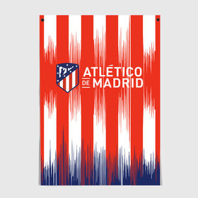 Постер с принтом ATLETICO MADRID. в Ухте, 100% бумага
 | бумага, плотность 150 мг. Матовая, но за счет высокого коэффициента гладкости имеет небольшой блеск и дает на свету блики, но в отличии от глянцевой бумаги не покрыта лаком | atletico madrid | fc | football | football club | sport | атлетико мадрид | испанский футбольный клуб | мадрид | спорт | уефа | униформа | фирменные цвета | фк | футбол | футбольный клуб