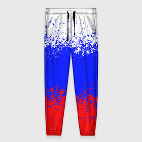 Женские брюки 3D Россия.: в Ухте, полиэстер 100% | прямой крой, два кармана без застежек по бокам, с мягкой трикотажной резинкой на поясе и по низу штанин. В поясе для дополнительного комфорта — широкие завязки | russia | герб | государство | наша раша | патриотизм | раша | россия | россия 2020 | страна | флаг | флаг россии | я русский