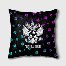 Подушка 3D с принтом FOOTBALL RUSSIA / Футбол в Ухте, наволочка – 100% полиэстер, наполнитель – холлофайбер (легкий наполнитель, не вызывает аллергию). | состоит из подушки и наволочки. Наволочка на молнии, легко снимается для стирки | football | russia | sport | арсенал | ахмат | герб | динамо | зенит | краснодар | локомотив | россии | российский | россия | ростов | ротор | рубин | русский | сборная | символ | союз | спартак | спорт | форма