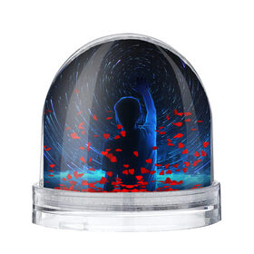 Снежный шар Парень,Звезды: в Ухте, Пластик | Изображение внутри шара печатается на глянцевой фотобумаге с двух сторон | дотянуться до звёзд | звезды | небо | ночь | парень | рука | тянется