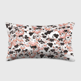 Подушка 3D антистресс с принтом Коровы в Ухте, наволочка — 100% полиэстер, наполнитель — вспененный полистирол | состоит из подушки и наволочки на молнии | бык | говядина | корова | паттерн | рога | стадо | теленок | тёлка