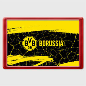 Магнит 45*70 с принтом BORUSSIA / Боруссия в Ухте, Пластик | Размер: 78*52 мм; Размер печати: 70*45 | Тематика изображения на принте: borussia | club | dortmund | footbal | logo | боруссия | дортмунд | знак | клуб | логотип | логотипы | символ | символы | форма | футбол | футбольная | футбольный