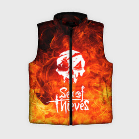 Женский жилет утепленный 3D с принтом SEA OF THIEVES в Ухте,  |  | game. | sea of thieve | sea of thieves | игра про пират | корабли | пираты | сиа оф зивс