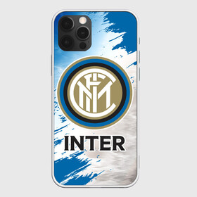 Чехол для iPhone 12 Pro INTER / Интер: в Ухте, силикон | область печати: задняя сторона чехла, без боковых панелей | club | footbal | inter | internazionale | logo | milan | знак | интер | интернационале | клуб | логотип | логотипы | милан | символ | символы | форма | футбол | футбольная | футбольный
