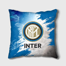 Подушка 3D с принтом INTER / Интер в Ухте, наволочка – 100% полиэстер, наполнитель – холлофайбер (легкий наполнитель, не вызывает аллергию). | состоит из подушки и наволочки. Наволочка на молнии, легко снимается для стирки | club | footbal | inter | internazionale | logo | milan | знак | интер | интернационале | клуб | логотип | логотипы | милан | символ | символы | форма | футбол | футбольная | футбольный