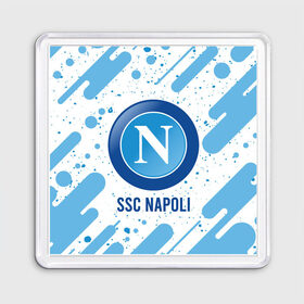 Магнит 55*55 с принтом SSC NAPOLI / Наполи в Ухте, Пластик | Размер: 65*65 мм; Размер печати: 55*55 мм | Тематика изображения на принте: club | footbal | logo | napoli | ssc | знак | клуб | логотип | логотипы | наполи | символ | символы | форма | футбол | футбольная | футбольный