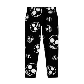 Детские леггинсы 3D с принтом ЧЕРЕПА в Ухте, полиэстер 85%, спандекс 15% | эластичный пояс, зауженный крой | halloween | арт | арт черепа | голова | мертвец | мертвецы | праздник | праздник мёртвых | хэллоуин | череп | черпа