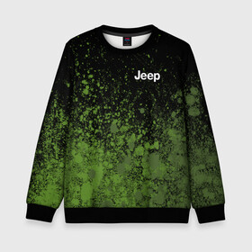 Детский свитшот 3D с принтом JEEP / Джип в Ухте, 100% полиэстер | свободная посадка, прямой крой, мягкая тканевая резинка на рукавах и понизу свитшота | auto | jeep | logo | moto | symbol | авто | автомобиль | гонки | джип | знак | лого | логотип | логотипы | марка | машина | мото | символ | символы