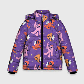 Зимняя куртка для мальчиков 3D с принтом Антивалентинка в Ухте, ткань верха — 100% полиэстер; подклад — 100% полиэстер, утеплитель — 100% полиэстер | длина ниже бедра, удлиненная спинка, воротник стойка и отстегивающийся капюшон. Есть боковые карманы с листочкой на кнопках, утяжки по низу изделия и внутренний карман на молнии. 

Предусмотрены светоотражающий принт на спинке, радужный светоотражающий элемент на пуллере молнии и на резинке для утяжки | alien | anti | cupid | day | heart | kiss | love | middle finger | pizza | valentine | valentines | you | инопланетянин | крылья | купидон | любовь | пицца | показывается | поцелуй | прикол | пришелец | сердечко | сердце | средний п