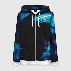 Женская толстовка 3D на молнии Неоновый вихрь: в Ухте, 100% полиэстер | длина до линии бедра, манжеты и пояс оформлены мягкой тканевой резинкой, двухслойный капюшон со шнурком для регулировки, спереди молния, по бокам два кармана | неон | неоновое завихрение | неоновый ветер | неоновый вихрь