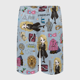 Детские спортивные шорты 3D с принтом Луна в Ухте,  100% полиэстер
 | пояс оформлен широкой мягкой резинкой, ткань тянется
 | harry potter | luna lovegood | vdzabma | гарри поттер | луна лавгуд | полумна лавгуд