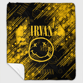 Плед с рукавами с принтом Nirvana в Ухте, 100% полиэстер | Закругленные углы, все края обработаны. Ткань не мнется и не растягивается. Размер 170*145 | 