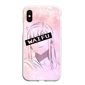 Чехол для iPhone XS Max матовый с принтом Zero Two в Ухте, Силикон | Область печати: задняя сторона чехла, без боковых панелей | darling | darling in the franxx | zero two | вайфу | зеро ту | код 002 | любимый во франксе | франкс