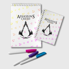 Блокнот с принтом ASSASSIN’S CREED VALHALLA в Ухте, 100% бумага | 48 листов, плотность листов — 60 г/м2, плотность картонной обложки — 250 г/м2. Листы скреплены удобной пружинной спиралью. Цвет линий — светло-серый
 | creed | game | games | logo | valhalla | ассасин | ассасинс | ассассин | ассассинс | вальгалла | игра | игры | крид | лого | логотип | логотипы | символ | символы