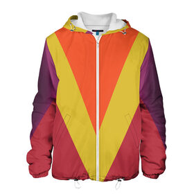 Мужская куртка 3D с принтом Винтаж 2.0 в Ухте, ткань верха — 100% полиэстер, подклад — флис | прямой крой, подол и капюшон оформлены резинкой с фиксаторами, два кармана без застежек по бокам, один большой потайной карман на груди. Карман на груди застегивается на липучку | Тематика изображения на принте: винтаж | зима | осень | ссср | теплые цвета