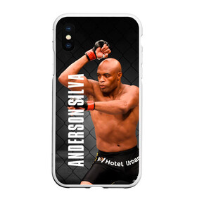 Чехол для iPhone XS Max матовый с принтом Anderson Silva в Ухте, Силикон | Область печати: задняя сторона чехла, без боковых панелей | ahmat | anderson | mma | silva | ufc | андерсон | ахмат | бои без правил | микс файт | мма | силва | сильва