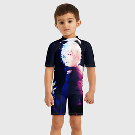 Детский купальный костюм 3D с принтом Kaneki Ken обернулся в Ухте, Полиэстер 85%, Спандекс 15% | застежка на молнии на спине | anime | kaneki ken | manga | tokyo ghoul | tokyo ghoul: re | аниме | вайфу | гули | гуль | канеки кен | канеки кэн | кун | манга | токийский гуль