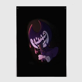 Постер Bendy And The Ink Machine: в Ухте, 100% бумага
 | бумага, плотность 150 мг. Матовая, но за счет высокого коэффициента гладкости имеет небольшой блеск и дает на свету блики, но в отличии от глянцевой бумаги не покрыта лаком | bendy | bendy and the ink machine | бенди | бени | бенни | бэнди | детская | детям | игра | капли | компьютерная игра | краска | машина | подтеки | ужастик | чернила | чернильная