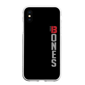 Чехол для iPhone XS Max матовый с принтом Jon Bones Jones в Ухте, Силикон | Область печати: задняя сторона чехла, без боковых панелей | bones | jon | jones | mma | ufc | боец | джон | джонс | единоборства | кости | кость | мма | смешанные | юфс