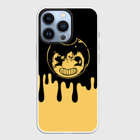 Чехол для iPhone 13 Pro Bendy And The Ink Machine: в Ухте,  |  | bendy | bendy and the ink machine | бенди | бени | бенни | бэнди | детская | детям | игра | капли | компьютерная игра | краска | машина | подтеки | ужастик | чернила | чернильная