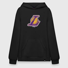 Худи SuperOversize хлопок с принтом Lakers в Ухте, 70% хлопок, 30% полиэстер, мягкий начес внутри | карман-кенгуру, эластичная резинка на манжетах и по нижней кромке, двухслойный капюшон
 | 23 | anthony davis | basketball | bryant | game | james | kobe | lebron | los angeles | nba | sport | баскетбол | брайант | бровь | джеймс | калифорния | коби | король | леброн | лейкерс | лос анджелес | нба | спорт | тренер | чемпио