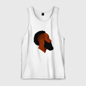 Мужская майка хлопок с принтом James Harden в Ухте, 100% хлопок |  | basketball | game | harden | houston | james | nba | rockets | sport | баскетбол | борода | джеймс | нба | рокетс | спорт | тренер | харден | хьюстон | чемпион