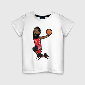 Детская футболка хлопок James Harden: в Ухте, 100% хлопок | круглый вырез горловины, полуприлегающий силуэт, длина до линии бедер | basketball | beard | game | harden | houston | james | nba | rockets | sport | баскетбол | борода | джеймс | нба | рокетс | спорт | тренер | харден | хьюстон | чемпион