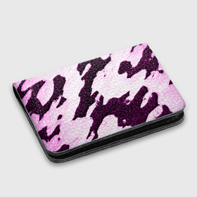 Картхолдер с принтом с принтом Shine в Ухте, натуральная матовая кожа | размер 7,3 х 10 см; кардхолдер имеет 4 кармана для карт; | abstraction | bw | ice | pink | shine | snow | texture | top view | white | абстракция | белый | блеск | вид сверху | лед | розовый | снег | текстура | чб
