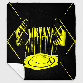 Плед с рукавами с принтом NIRVANA в Ухте, 100% полиэстер | Закругленные углы, все края обработаны. Ткань не мнется и не растягивается. Размер 170*145 | dave grohl | dave grohl nirvana | geffen | krist novoselic | kurt cobain | kurt cobain nirvana | music | nirvana | nirvana dave grohl | nirvana remastered | nirvana remastered videos | remastered music videos | rock | smells like teen spirit