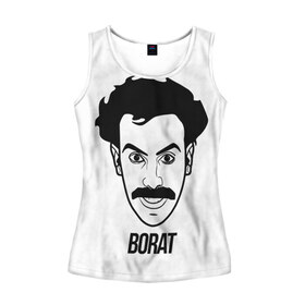 Женская майка 3D Борат: в Ухте, 100% полиэстер | круглая горловина, прямой силуэт, длина до линии бедра | america | borat | kazakhstan | kz | sagdiyev | usa | америка | борат | казахстан | кз | нраица | репортер | сагдиев
