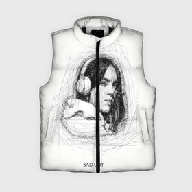 Женский жилет утепленный 3D Billie Eilish (карандаш): в Ухте,  |  | bad guy | billie eilish | justin bieber | беляш | били айлишь | били эйлиш | билли | билли айлишь | билли эйлишь | билли элиш | билли элишь | бэд гай | элишь