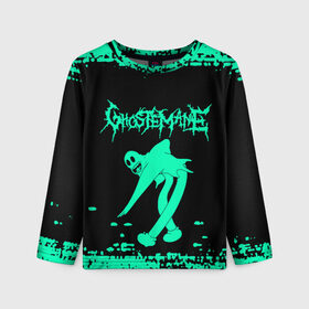 Детский лонгслив 3D с принтом GHOSTEMANE в Ухте, 100% полиэстер | длинные рукава, круглый вырез горловины, полуприлегающий силуэт
 | 1930 | blackmage | flesh | ghost | ghoste | ghostemane | ghostman | ghostmane | hexada | kreep | mane | mercury | music | nihil | noise | omnis | parv0 | pouya | rap | suicideboys | venom | гостмейн | гостмэйн