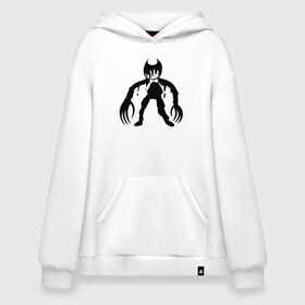 Худи SuperOversize хлопок с принтом Bendy And The Ink Machine в Ухте, 70% хлопок, 30% полиэстер, мягкий начес внутри | карман-кенгуру, эластичная резинка на манжетах и по нижней кромке, двухслойный капюшон
 | bendy | bendy and the ink machine | бенди | бени | бенни | бэнди | детская | детям | игра | капли | компьютерная игра | краска | машина | подтеки | ужастик | чернила | чернильная