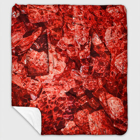 Плед с рукавами RED-Style: в Ухте, 100% полиэстер | Закругленные углы, все края обработаны. Ткань не мнется и не растягивается. Размер 170*145 | abstraction | crystals | red | shapes | shards | shine | texture | абстракция | блеск | красный | кристалы | осколки | текстура | формы